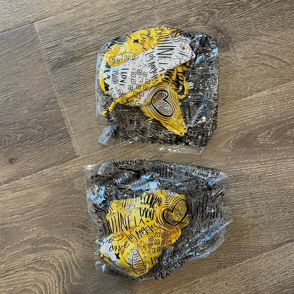 Boutine LA Tang Yellow Split Top & Bottoms - Picture 2 of 2